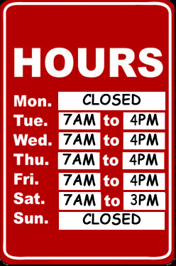 Doggie Den Business Hours